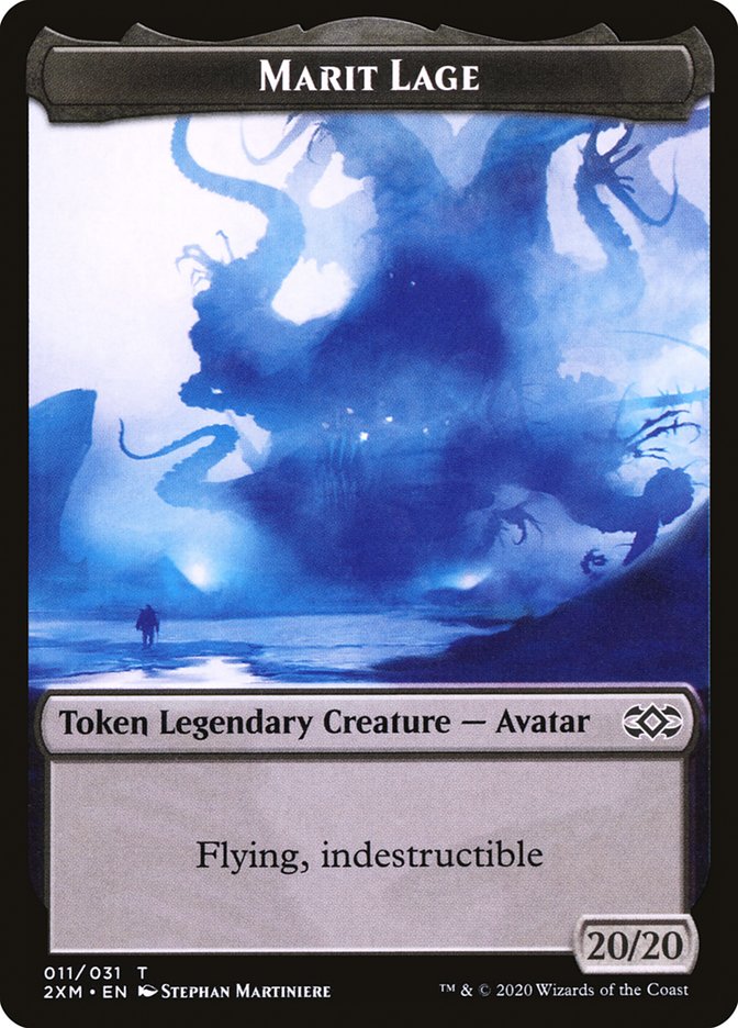 Elephant // Marit Lage Double-Sided Token [Double Masters Tokens] - Magic: The Gathering - Card Brawlers | Quebec | Canada |