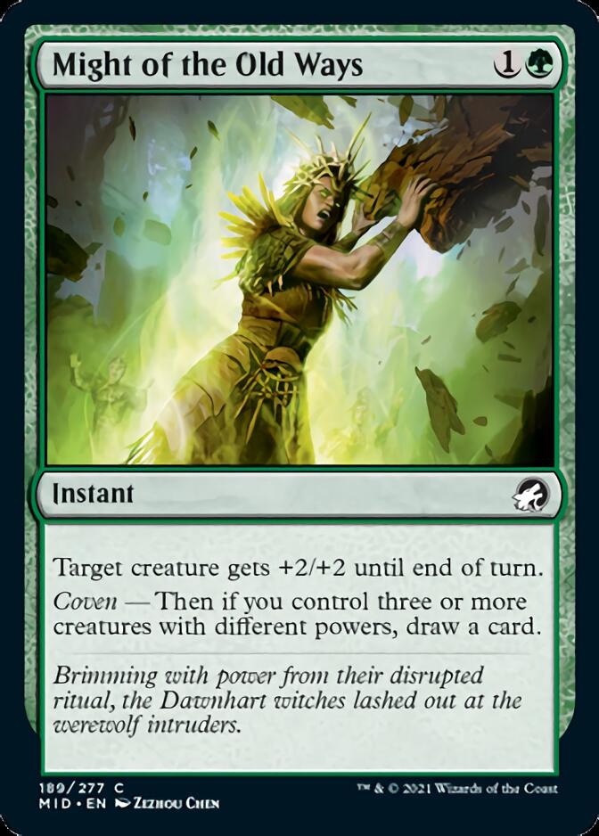 Might of the Old Ways [Innistrad: Midnight Hunt] - Magic: The Gathering - Card Brawlers | Quebec | Canada |