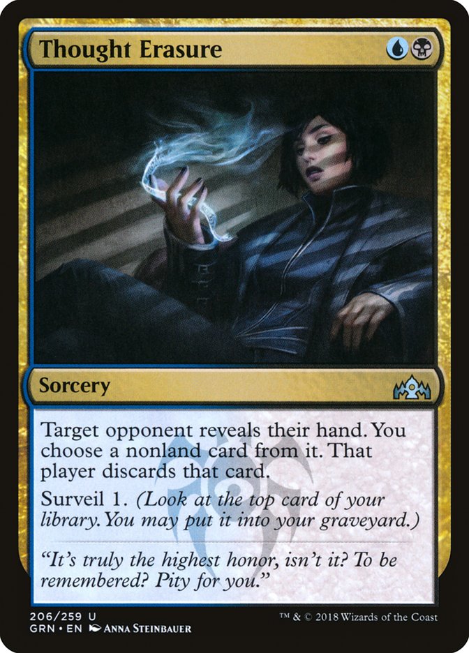Thought Erasure [Guilds of Ravnica] - Magic: The Gathering - Card Brawlers | Quebec | Canada |