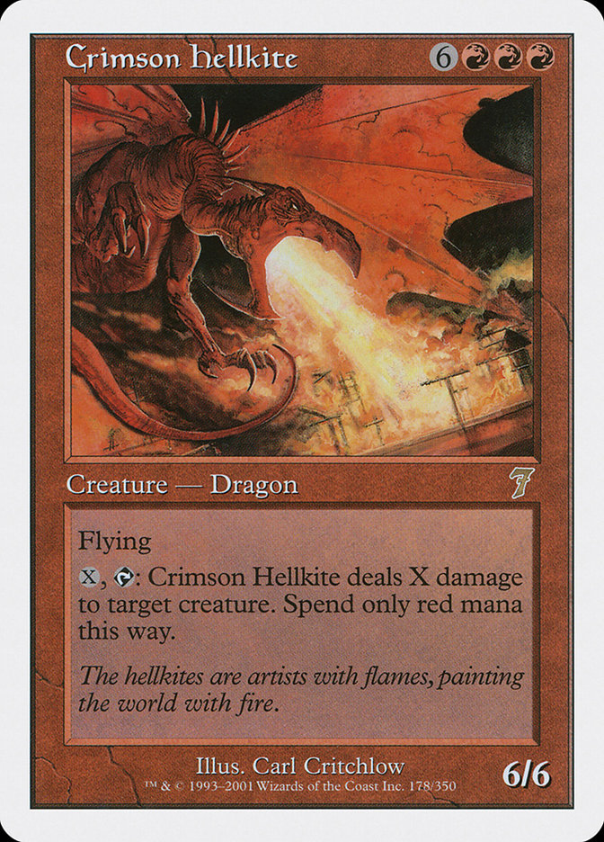 Crimson Hellkite [Seventh Edition] - Magic: The Gathering - Card Brawlers | Quebec | Canada |