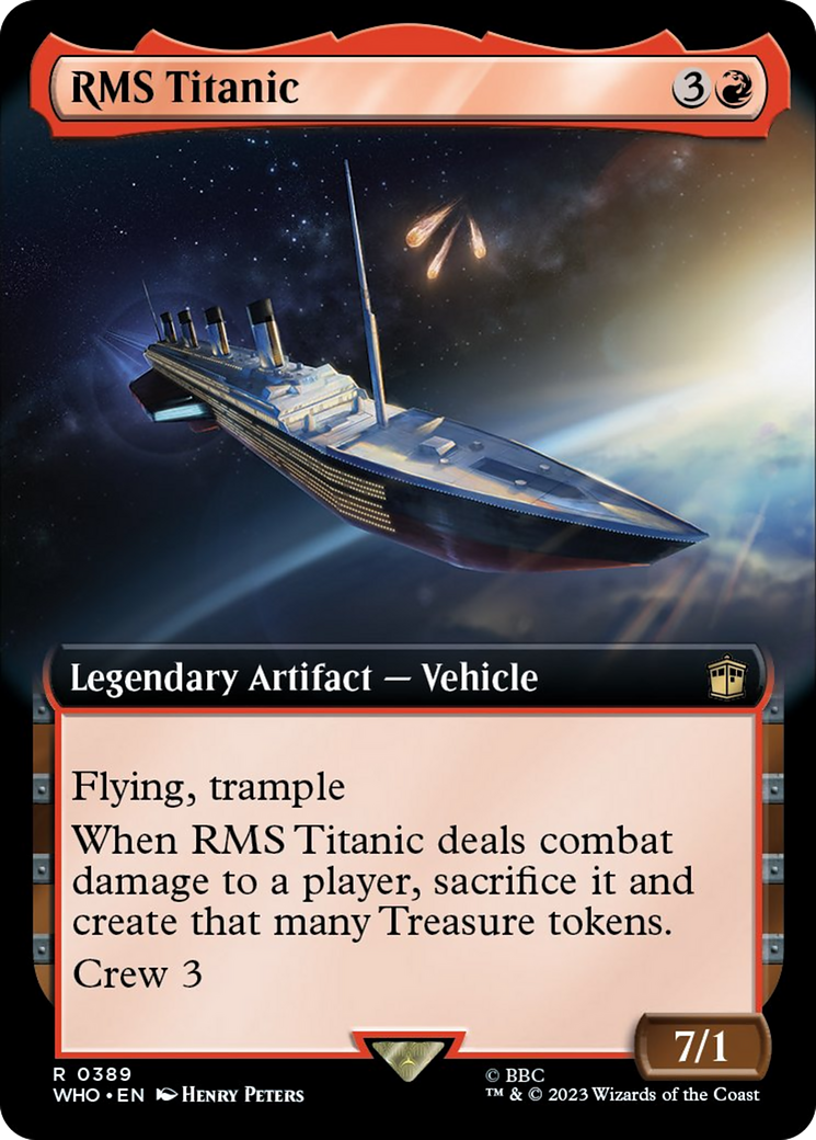 RMS Titanic (Extended Art) [Doctor Who] - Magic: The Gathering - Card Brawlers | Quebec | Canada |