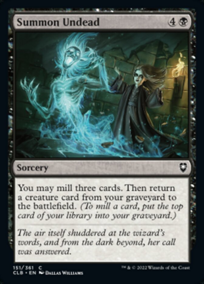 Summon Undead [Commander Legends: Battle for Baldur's Gate] - Magic: The Gathering - Card Brawlers | Quebec | Canada |