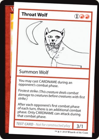 Throat Wolf (2021 Edition) [Mystery Booster Playtest Cards] - Magic: The Gathering - Card Brawlers | Quebec | Canada |