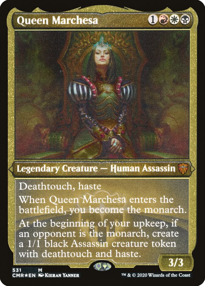 Queen Marchesa (Etched) [Commander Legends] - Magic: The Gathering - Card Brawlers | Quebec | Canada |