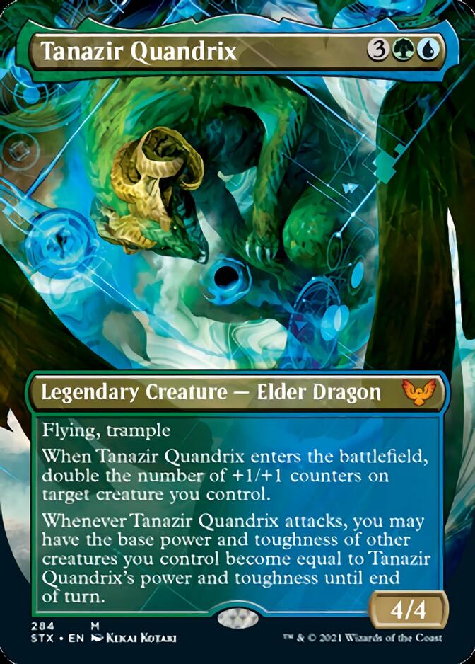 Tanazir Quandrix (Borderless Alternate Art) [Strixhaven: School of Mages] - Magic: The Gathering - Card Brawlers | Quebec | Canada |