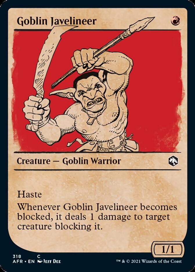 Goblin Javelineer (Showcase) [Dungeons & Dragons: Adventures in the Forgotten Realms] - Magic: The Gathering - Card Brawlers | Quebec | Canada |