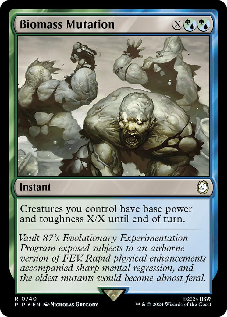 Biomass Mutation (Surge Foil) [Fallout] - Magic: The Gathering - Card Brawlers | Quebec | Canada |