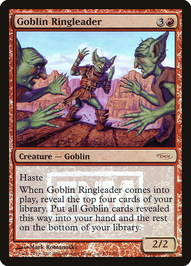 Goblin Ringleader [Friday Night Magic 2007] - Magic: The Gathering - Card Brawlers | Quebec | Canada |