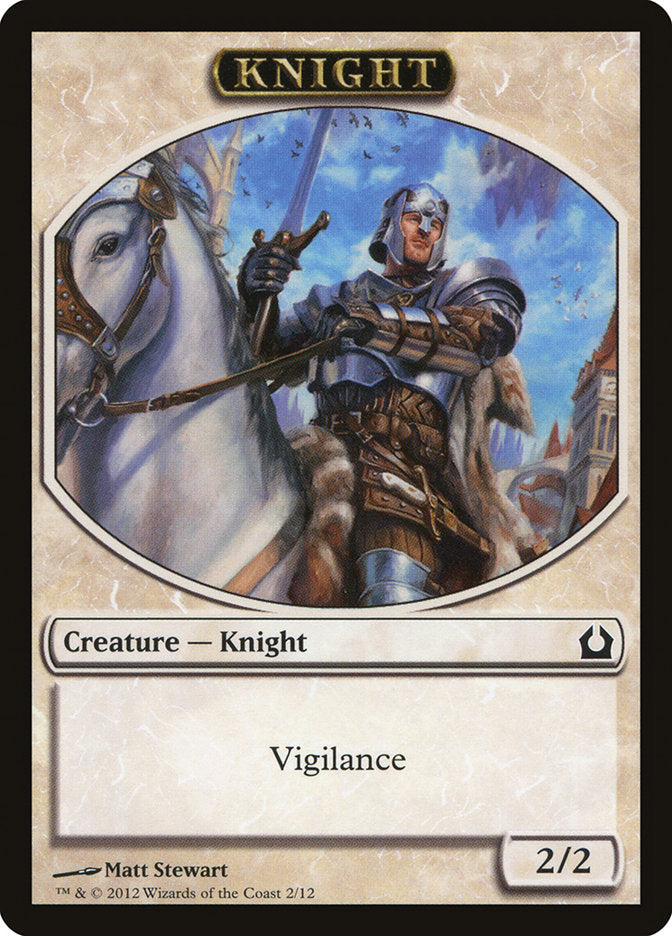 Knight Token [Return to Ravnica Tokens] - Magic: The Gathering - Card Brawlers | Quebec | Canada |