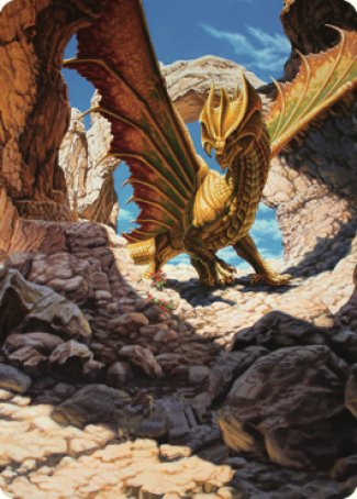Ancient Brass Dragon Art Card (02) [Commander Legends: Battle for Baldur's Gate Art Series] - Magic: The Gathering - Card Brawlers | Quebec | Canada |