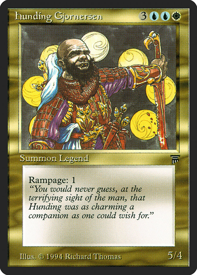 Hunding Gjornersen [Legends] - Magic: The Gathering - Card Brawlers | Quebec | Canada |