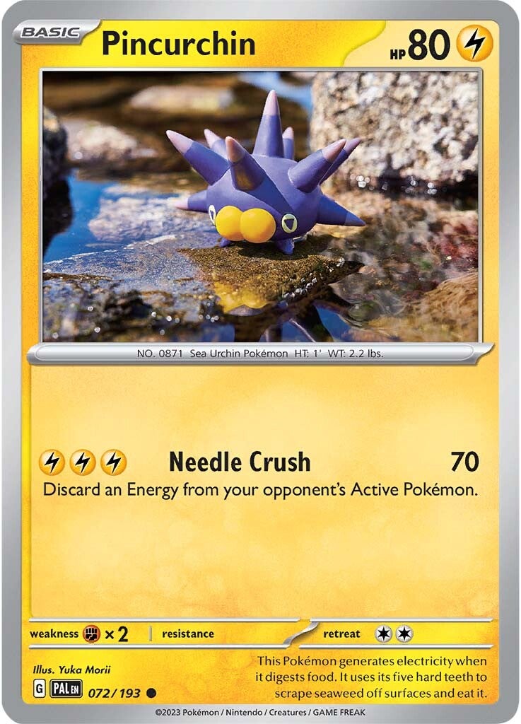 Pincurchin (072/193) [Scarlet & Violet: Paldea Evolved] - Pokémon - Card Brawlers | Quebec | Canada |