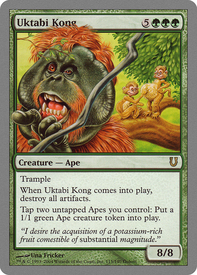 Uktabi Kong [Unhinged] - Magic: The Gathering - Card Brawlers | Quebec | Canada |