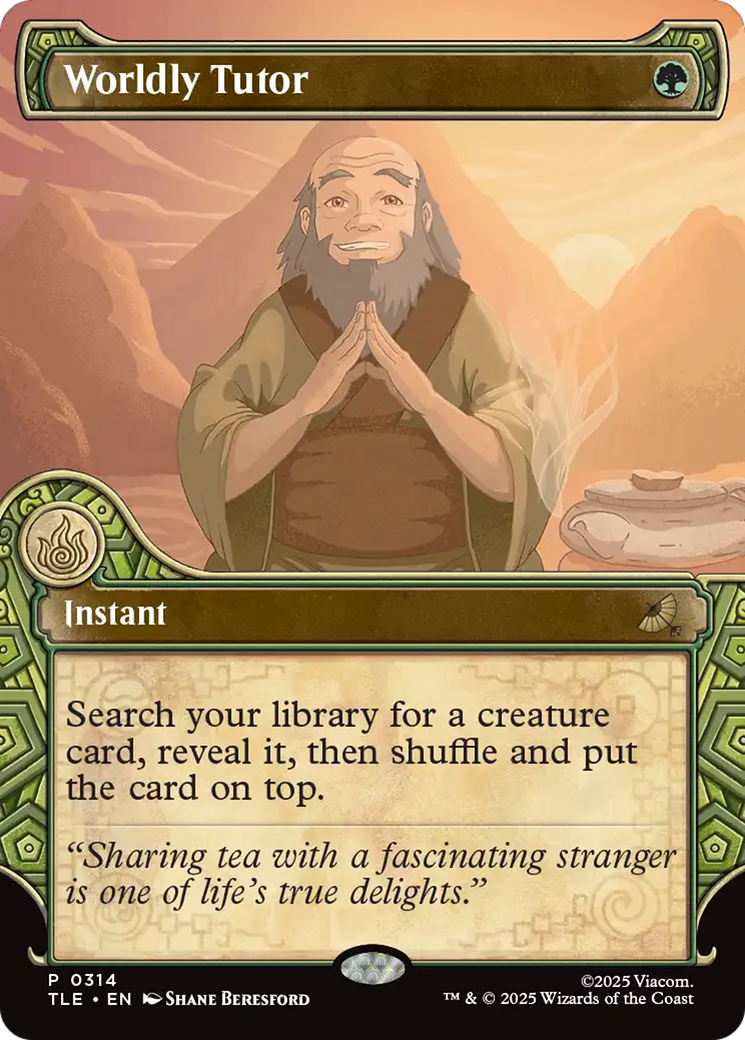 Worldly Tutor (Showcase) [Avatar: The Last Airbender: Eternal-Legal] - Magic: The Gathering - Card Brawlers | Quebec | Canada |