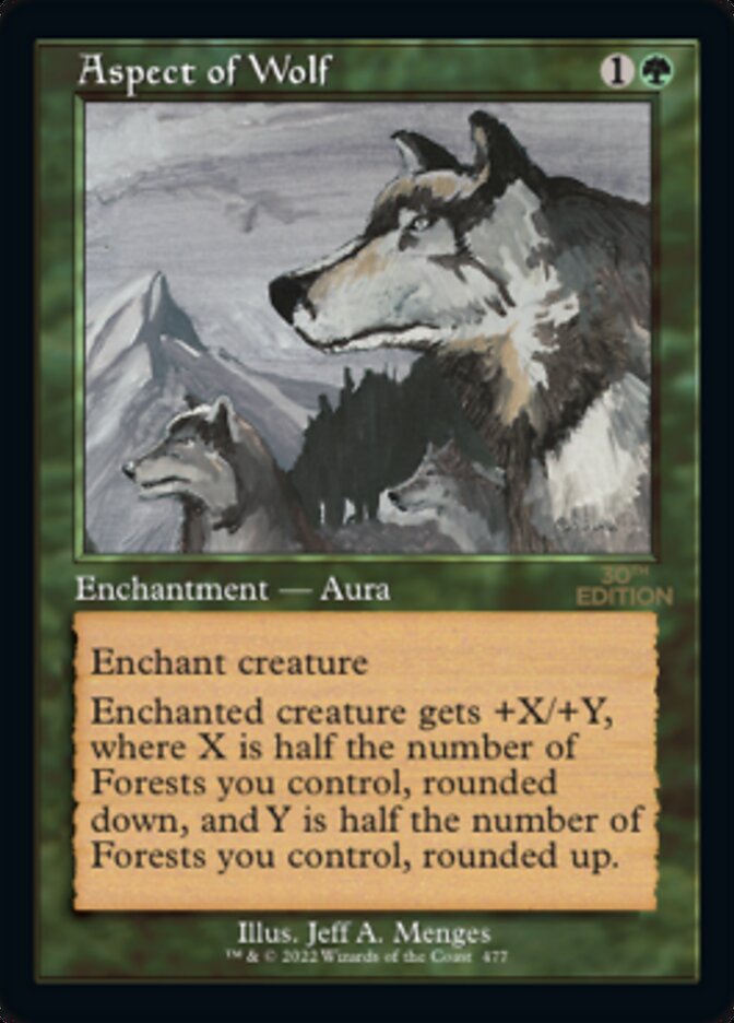 Aspect of Wolf (Retro) [30th Anniversary Edition] - Magic: The Gathering - Card Brawlers | Quebec | Canada |