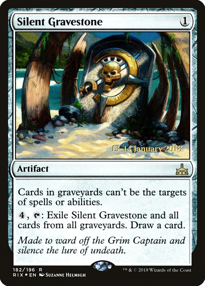 Silent Gravestone [Rivals of Ixalan Prerelease Promos] - Magic: The Gathering - Card Brawlers | Quebec | Canada |