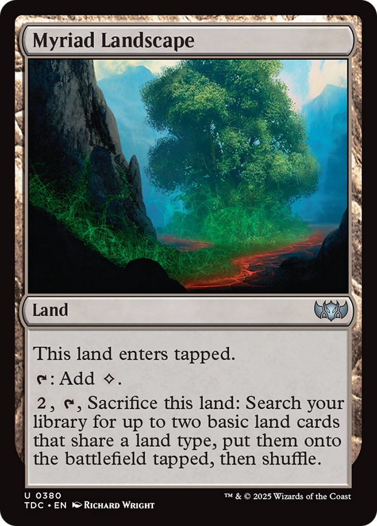 Myriad Landscape [Tarkir: Dragonstorm Commander] - Magic: The Gathering - Card Brawlers | Quebec | Canada |