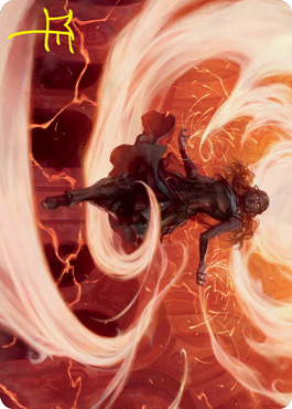 Crackle with Power Art Card (Gold-Stamped Signature) [Strixhaven: School of Mages Art Series] - Magic: The Gathering - Card Brawlers | Quebec | Canada |