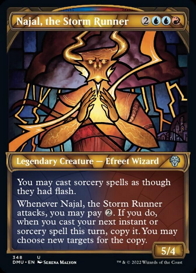 Najal, the Storm Runner (Showcase Textured) [Dominaria United] - Magic: The Gathering - Card Brawlers | Quebec | Canada |