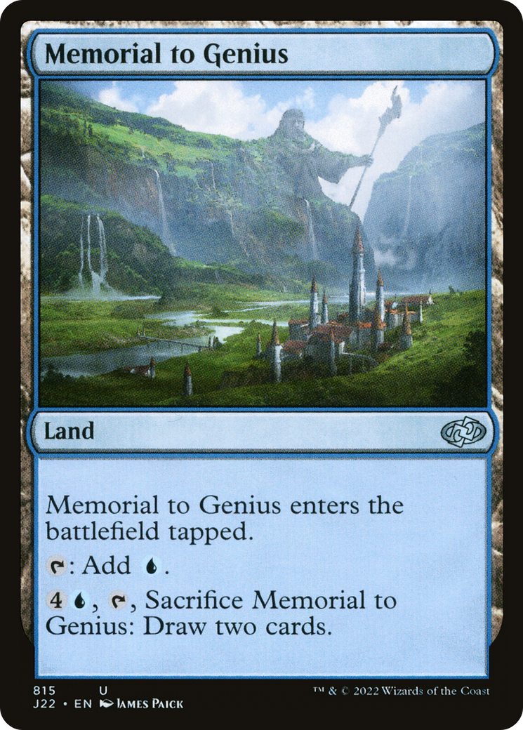 Memorial to Genius [Jumpstart 2022] - Magic: The Gathering - Card Brawlers | Quebec | Canada |