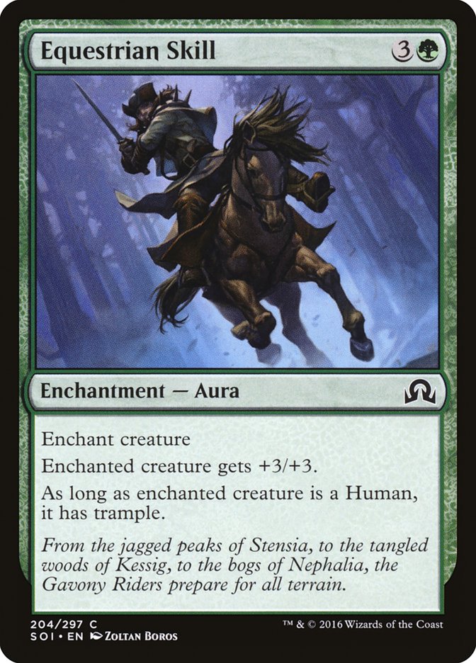 Equestrian Skill [Shadows over Innistrad] - Magic: The Gathering - Card Brawlers | Quebec | Canada |