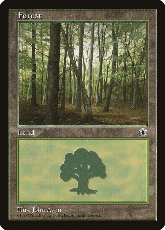 Forest (Brown Signature) [Portal] - Magic: The Gathering - Card Brawlers | Quebec | Canada |