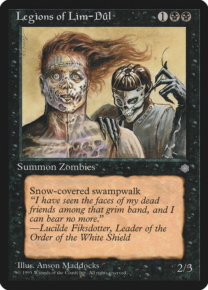 Legions of Lim-Dul [Ice Age] - Magic: The Gathering - Card Brawlers | Quebec | Canada |