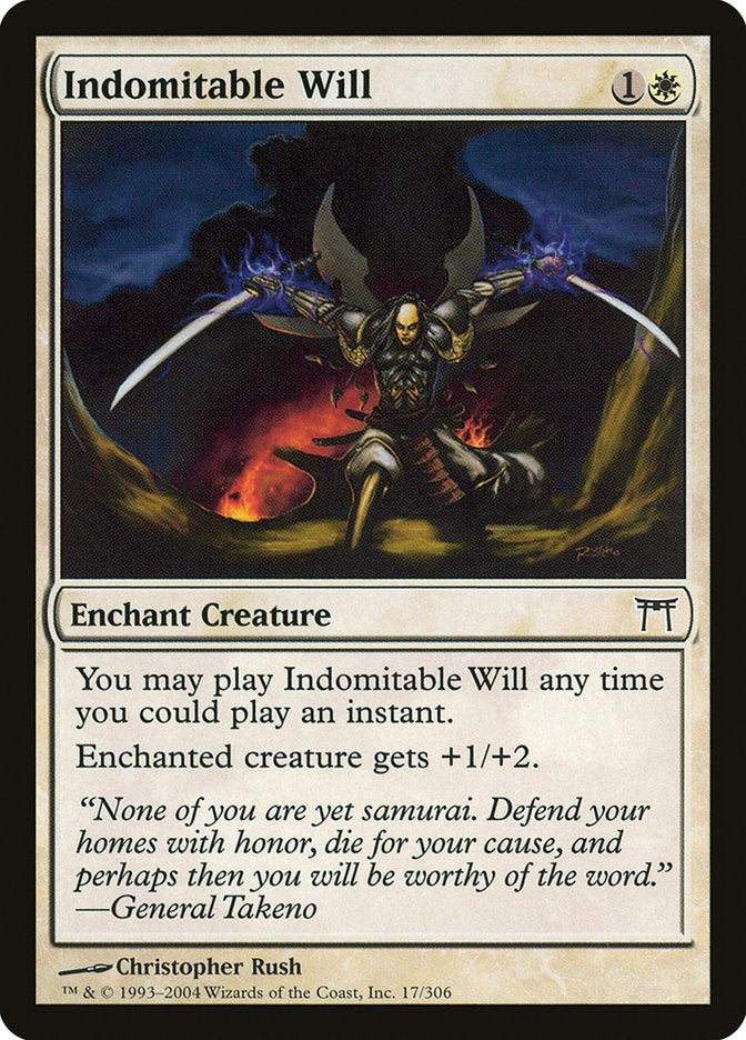 Indomitable Will [Champions of Kamigawa] - Magic: The Gathering - Card Brawlers | Quebec | Canada |