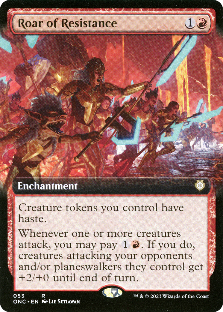Roar of Resistance (Extended Art) [Phyrexia: All Will Be One Commander] - Magic: The Gathering - Card Brawlers | Quebec | Canada |