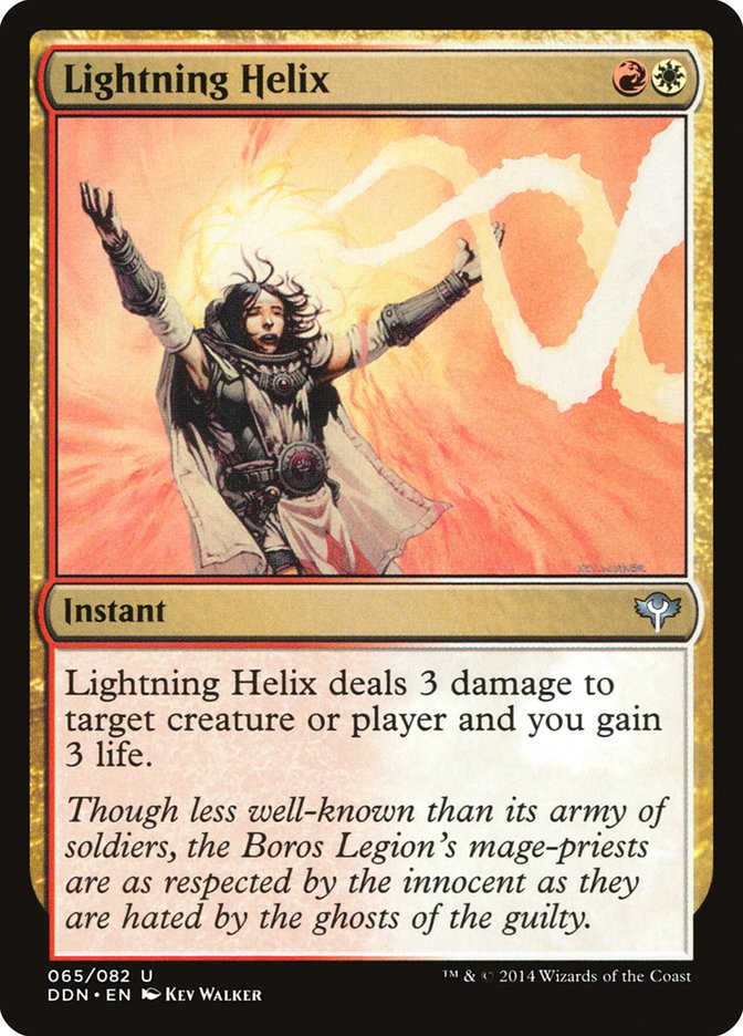 Lightning Helix [Duel Decks: Speed vs. Cunning] - Magic: The Gathering - Card Brawlers | Quebec | Canada |