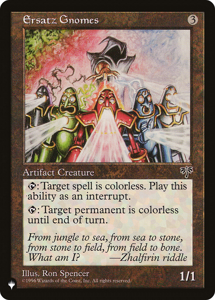 Ersatz Gnomes [The List] - Magic: The Gathering - Card Brawlers | Quebec | Canada |