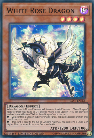 White Rose Dragon [SAST-ENSE4] Super Rare - Yu-Gi-Oh! - Card Brawlers | Quebec | Canada |