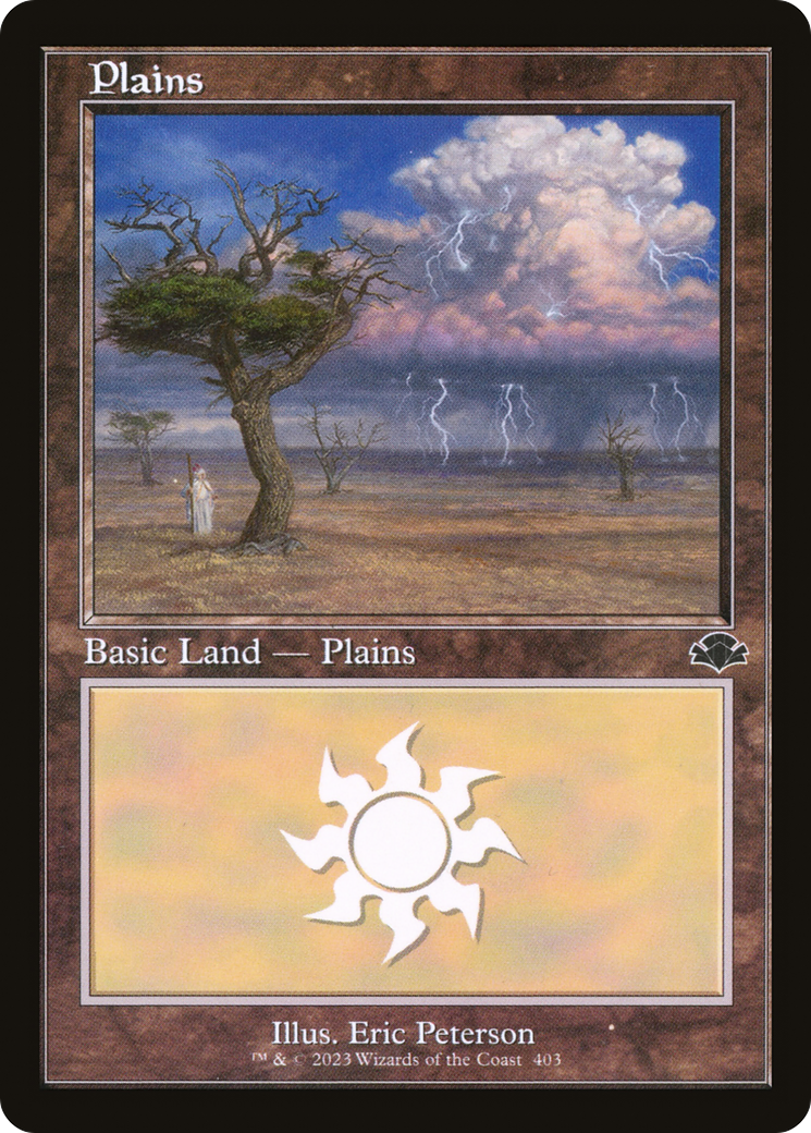 Plains (403) (Retro) [Dominaria Remastered] - Magic: The Gathering - Card Brawlers | Quebec | Canada |