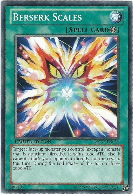 Berserk Scales [WGRT-EN078] Common - Yu-Gi-Oh! - Card Brawlers | Quebec | Canada |