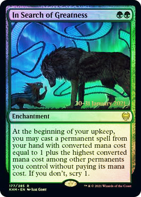 In Search of Greatness [Kaldheim Prerelease Promos] - Magic: The Gathering - Card Brawlers | Quebec | Canada |