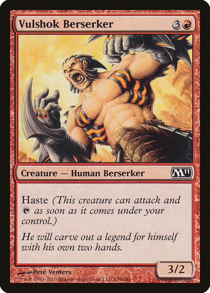 Vulshok Berserker [Magic 2011] - Magic: The Gathering - Card Brawlers | Quebec | Canada |