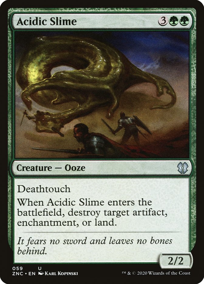 Acidic Slime [Zendikar Rising Commander] - Magic: The Gathering - Card Brawlers | Quebec | Canada |