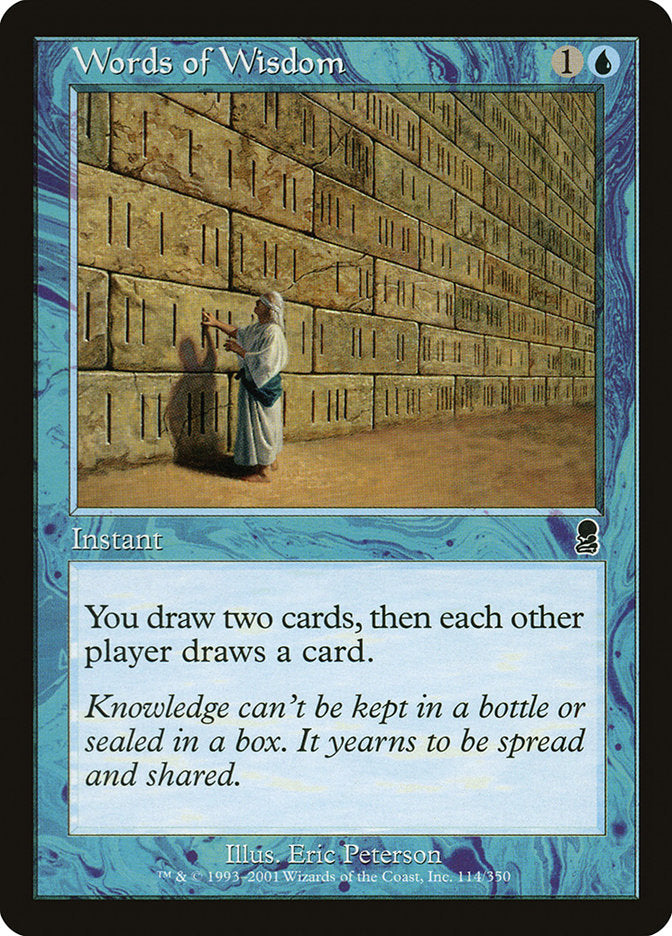 Words of Wisdom [Odyssey] - Magic: The Gathering - Card Brawlers | Quebec | Canada |