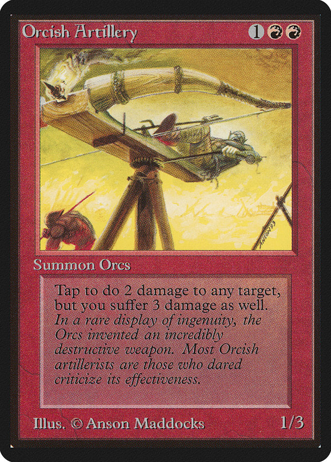 Orcish Artillery [Beta Edition] - Magic: The Gathering - Card Brawlers | Quebec | Canada |