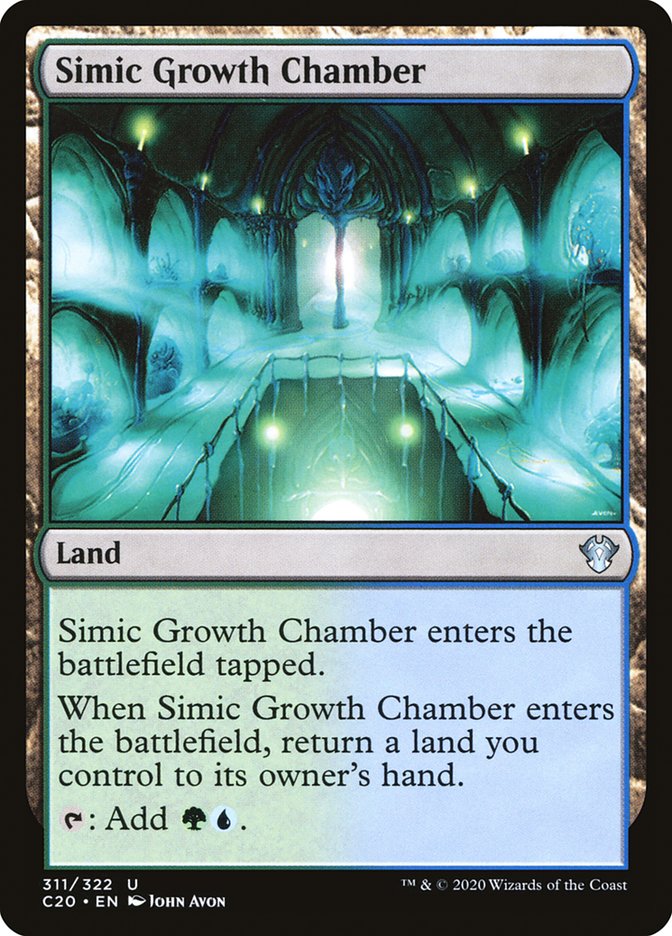 Simic Growth Chamber [Commander 2020] - Magic: The Gathering - Card Brawlers | Quebec | Canada |