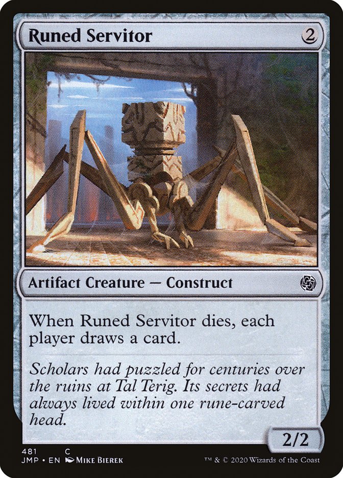 Runed Servitor [Jumpstart] - Magic: The Gathering - Card Brawlers | Quebec | Canada |