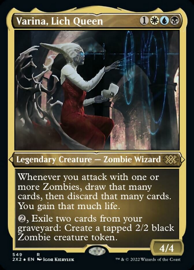 Varina, Lich Queen (Foil Etched) [Double Masters 2022] - Magic: The Gathering - Card Brawlers | Quebec | Canada |