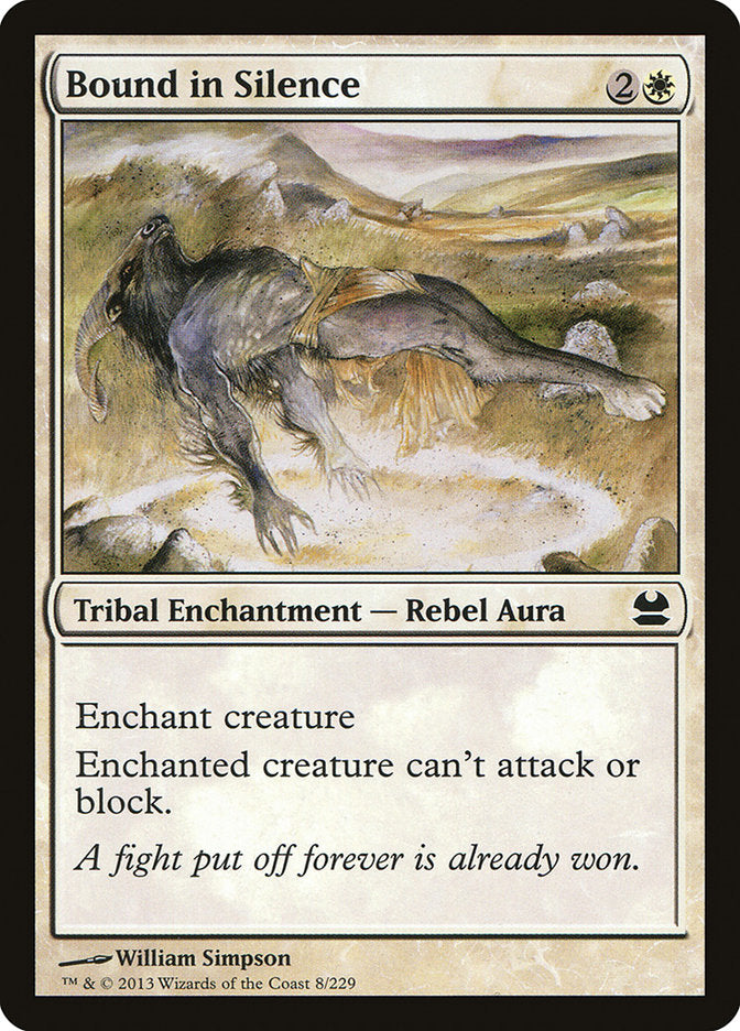 Bound in Silence [Modern Masters] - Magic: The Gathering - Card Brawlers | Quebec | Canada |