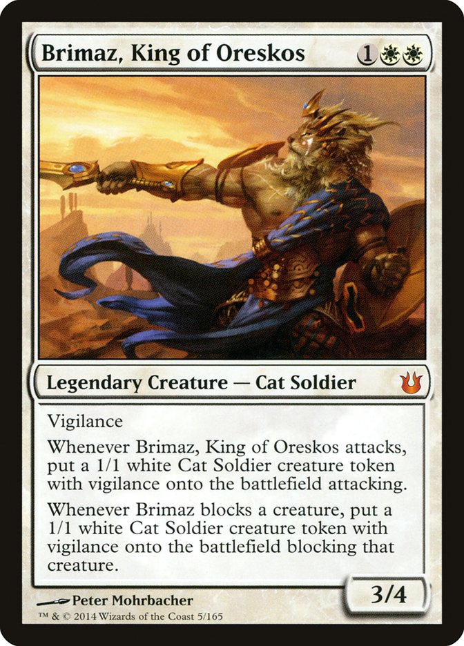 Brimaz, King of Oreskos [Born of the Gods] - Magic: The Gathering - Card Brawlers | Quebec | Canada |