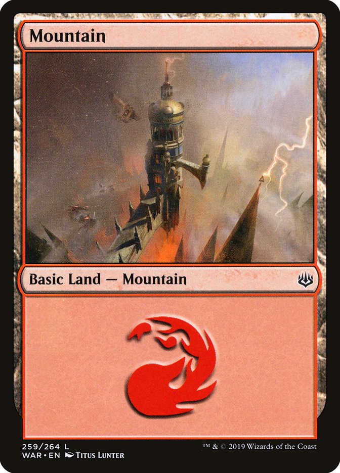Mountain (259) [War of the Spark] - Magic: The Gathering - Card Brawlers | Quebec | Canada |