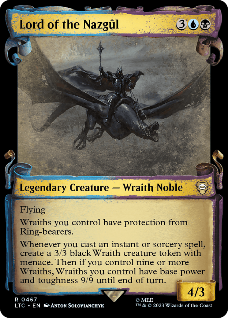 Lord of the Nazgul [The Lord of the Rings: Tales of Middle-Earth Commander Showcase Scrolls] - Magic: The Gathering - Card Brawlers | Quebec | Canada |