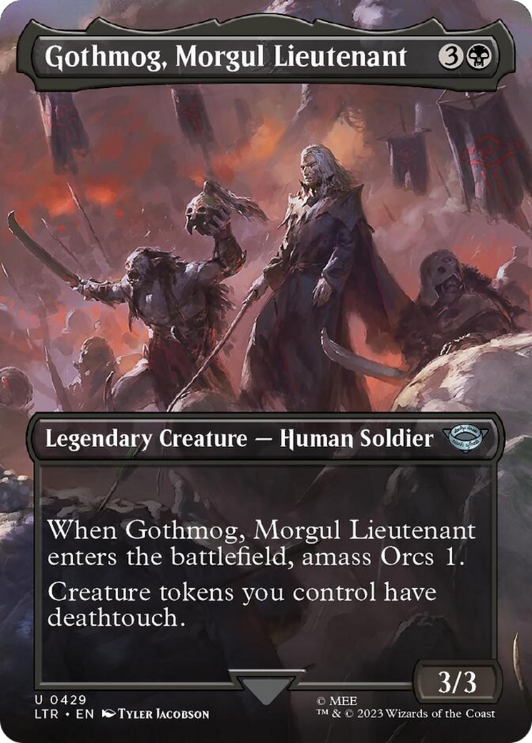 Gothmog, Morgul Lieutenant (Borderless Alternate Art) [The Lord of the Rings: Tales of Middle-Earth] - Magic: The Gathering - Card Brawlers | Quebec | Canada |