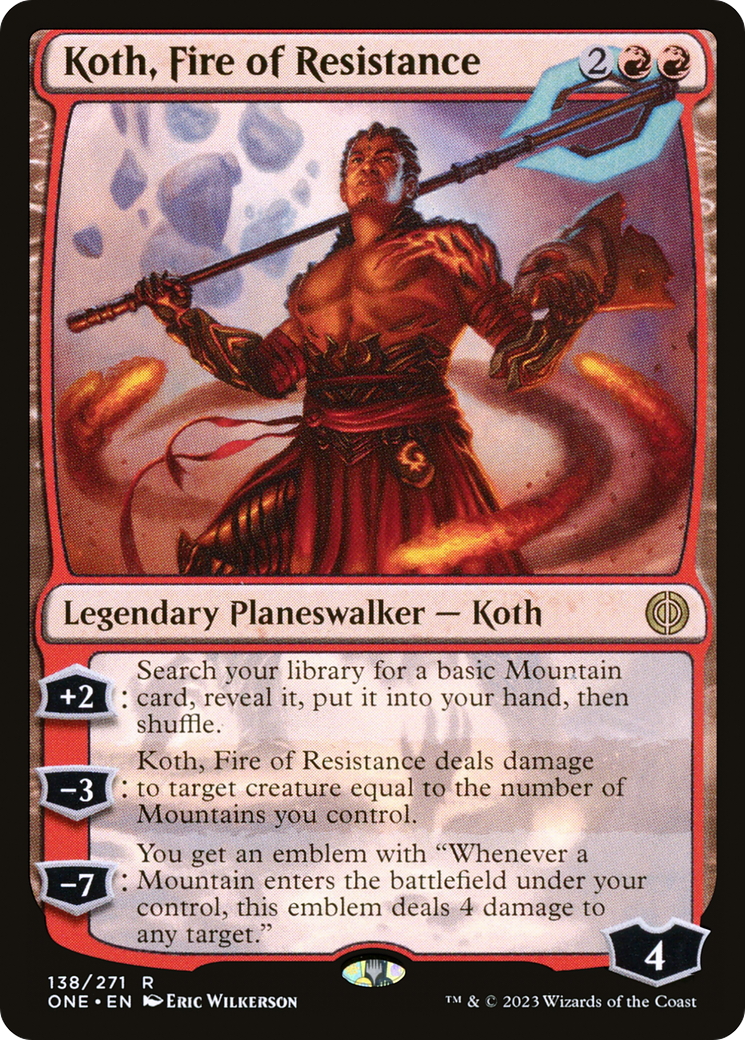 Koth, Fire of Resistance [Phyrexia: All Will Be One] - Magic: The Gathering - Card Brawlers | Quebec | Canada |