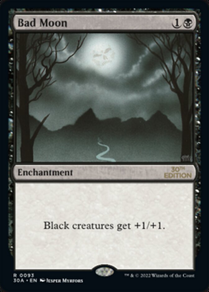 Bad Moon [30th Anniversary Edition] - Magic: The Gathering - Card Brawlers | Quebec | Canada |