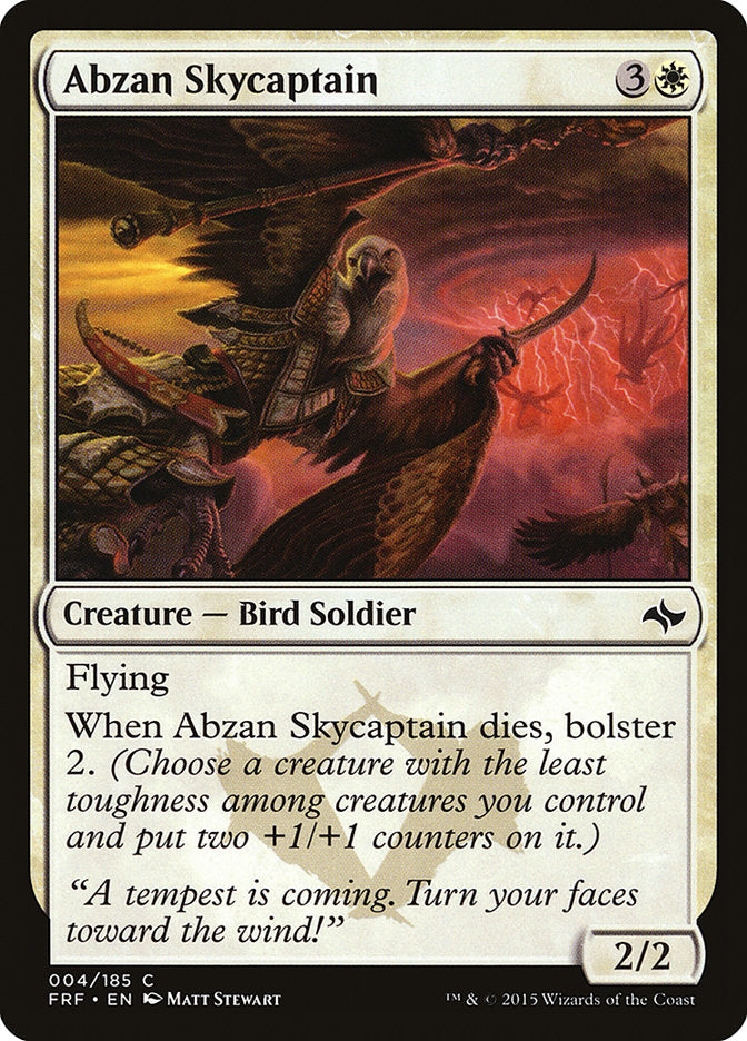 Abzan Skycaptain [Fate Reforged] - Magic: The Gathering - Card Brawlers | Quebec | Canada |